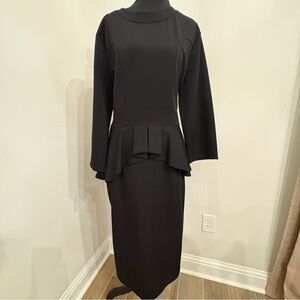 Chic Black Long Sleeve Dress